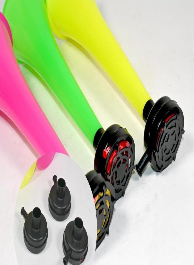 FULLFILLS Noisemaker Party Supply Small Flower Horn (Set of 4 Different Color) - Image 2